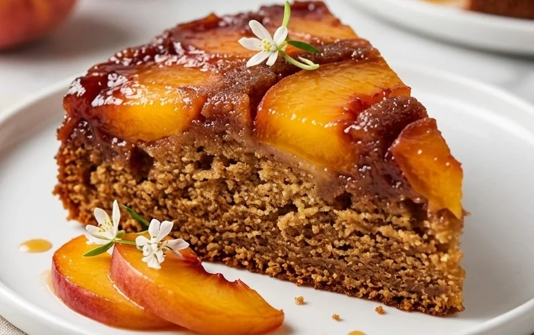 Peach Upside-Down Cake Recipe