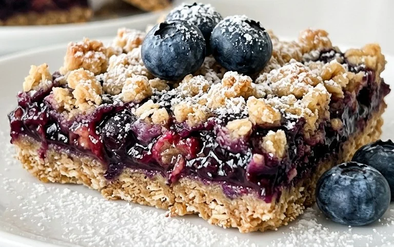 Blueberry Oatmeal Bars