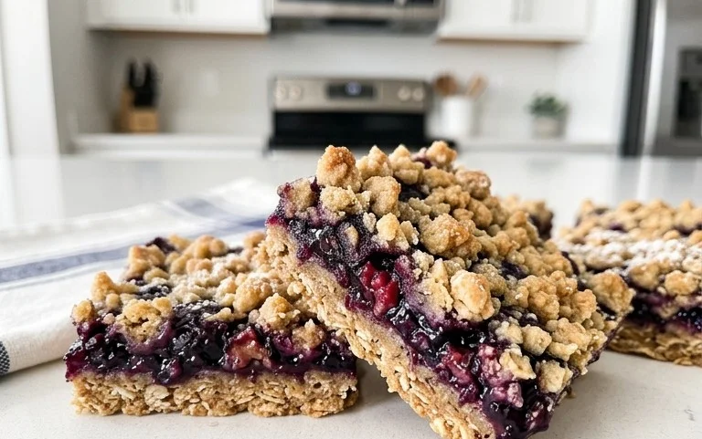 Blueberry Oatmeal Bars