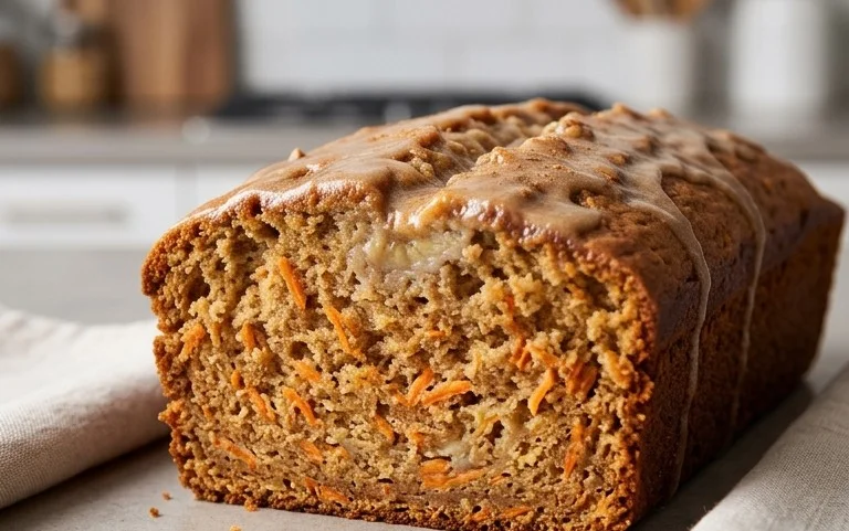 Dairy Free Carrot Cake Banana Bread