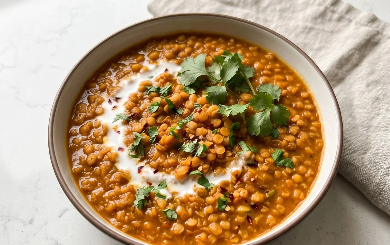 Spicy Red Lentil Curry
