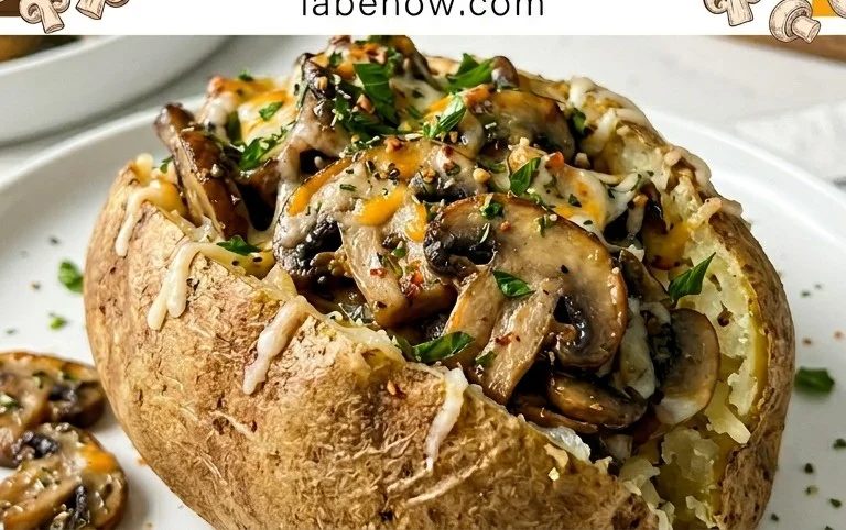 The Ultimate Stuffed Baked Potatoes with Mushrooms