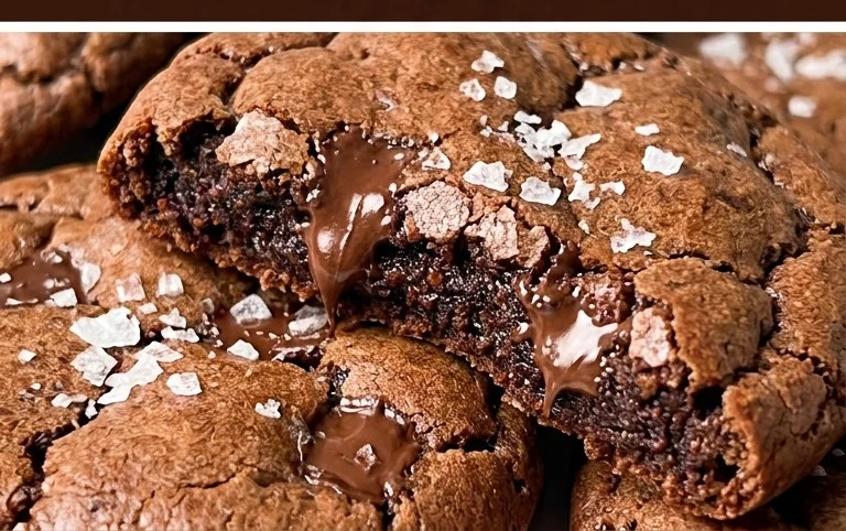 Salted Brownie Cookies