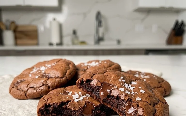 Salted Brownie Cookies