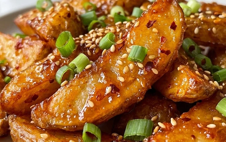 Crispy Honey Chilli Potatoes