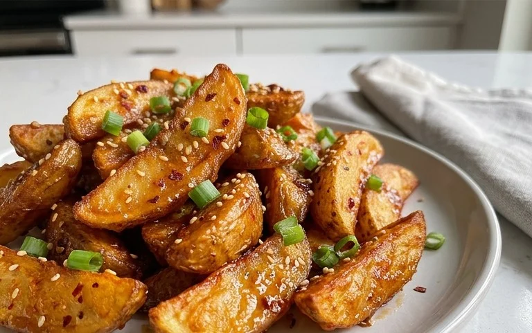 Crispy Honey Chilli Potatoes