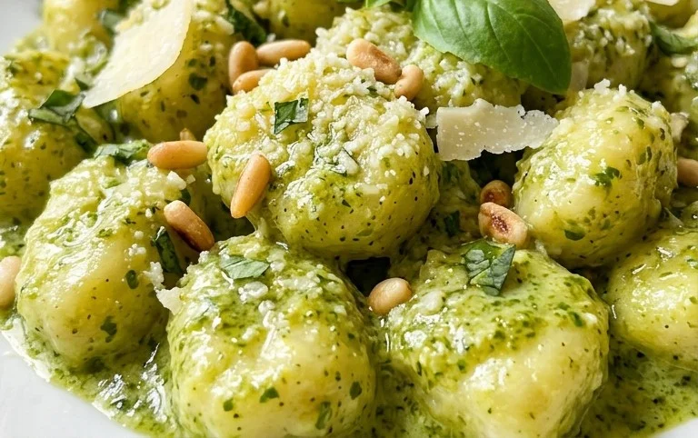 Creamy Pesto Gnocchi