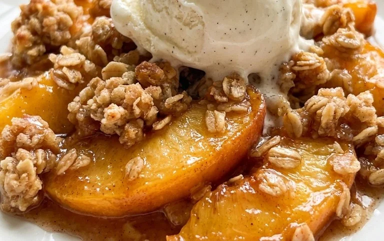 Fresh Peach Crisp Recipe