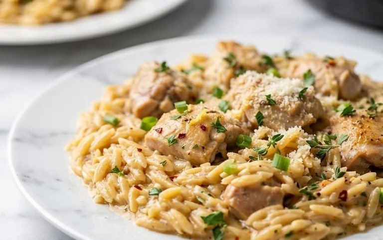 Chicken Orzo (30-Minutes, One-Pan)