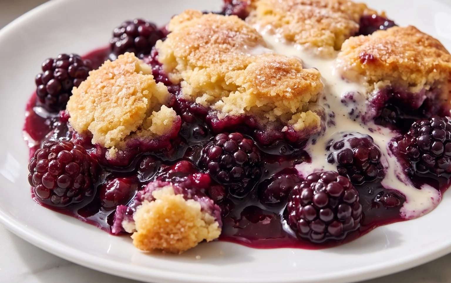 The Pioneer Women's Blackberry Cobbler