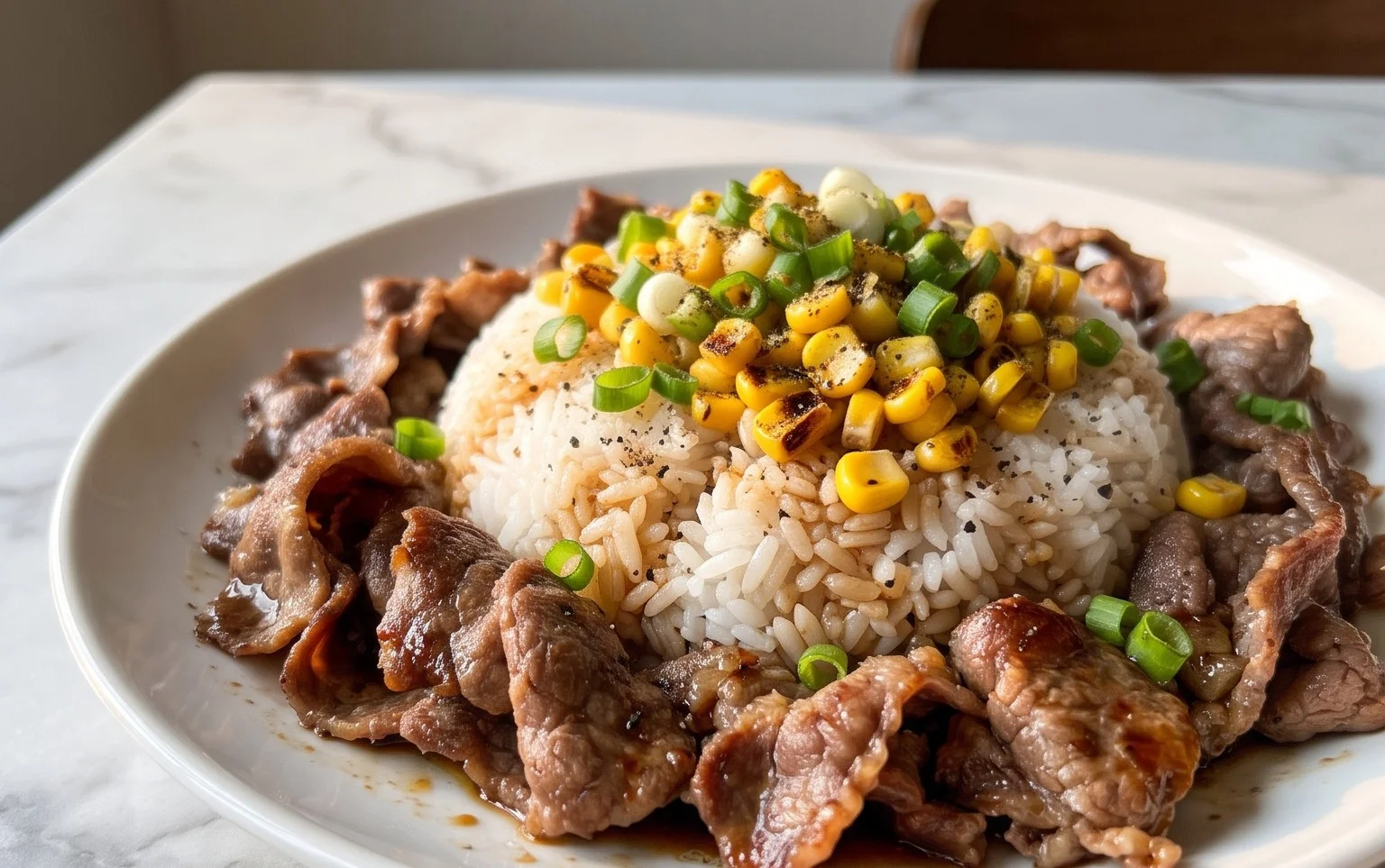 Beef Pepper Rice Bowl is a delicious meal option.