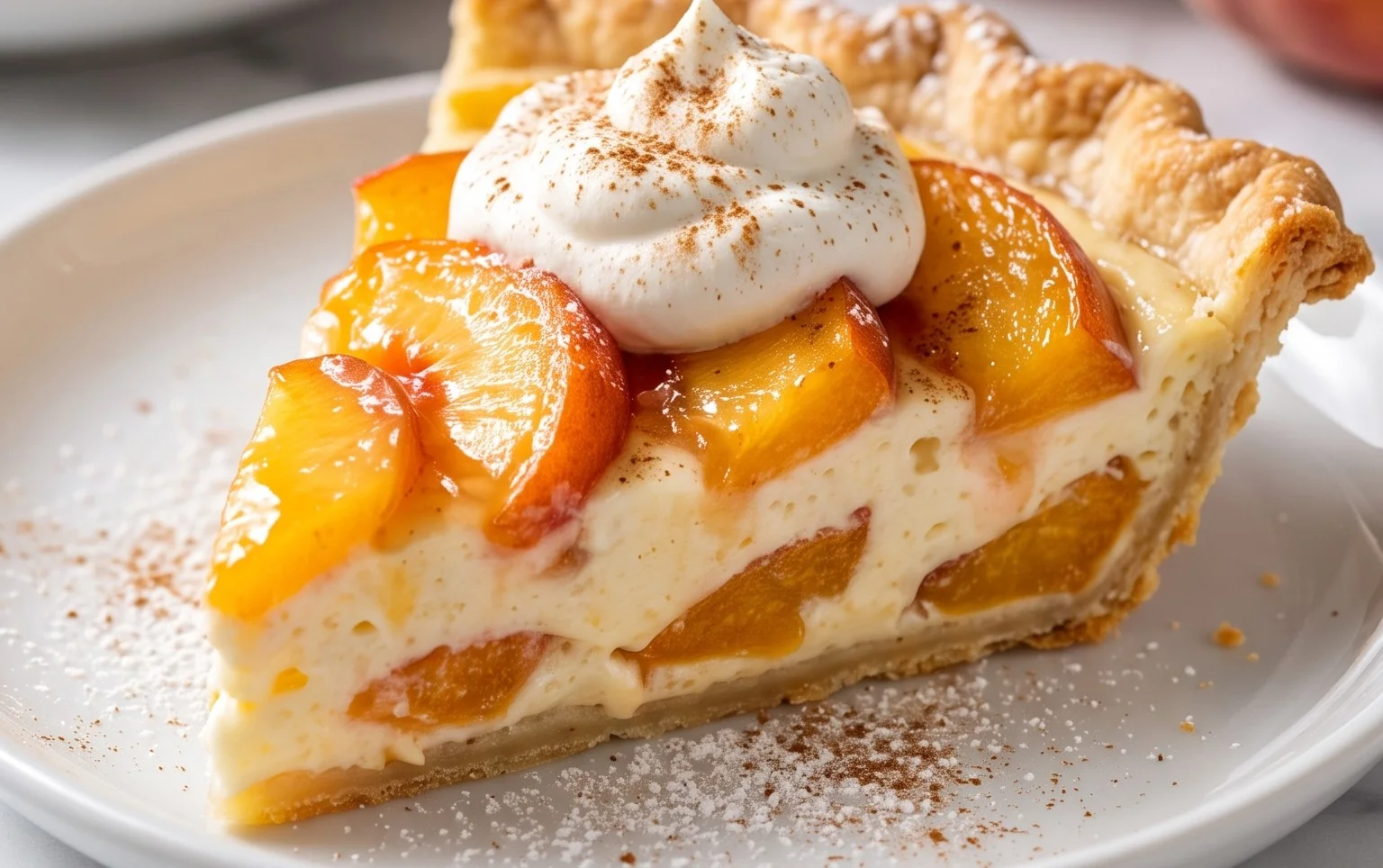 Peaches and Cream Pie