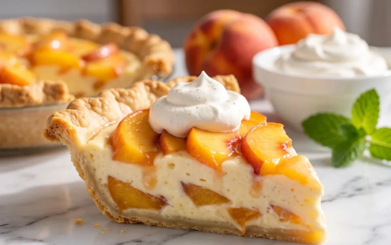 Peaches and Cream Pie
