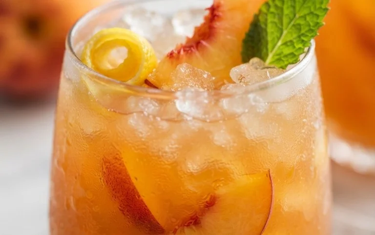 Refreshing Peach Lemonade