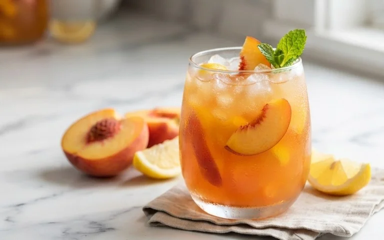Refreshing Peach Lemonade
