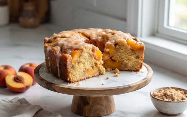 Peach Cobbler Pound Cake
