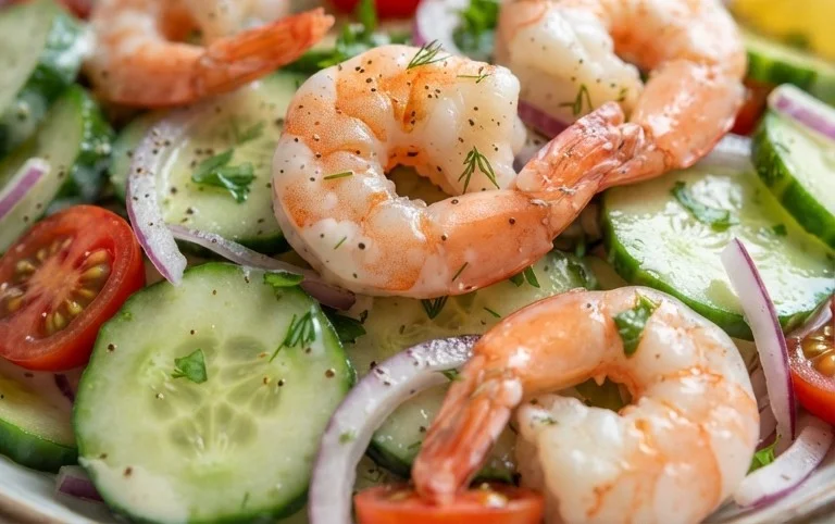 Cucumber Shrimp Salad