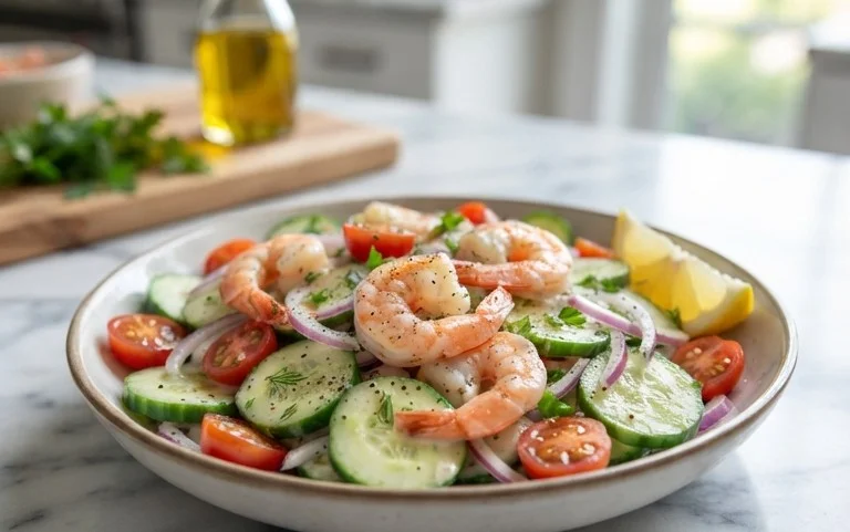 Cucumber Shrimp Salad