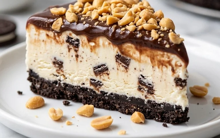 Buster Bar Ice Cream Cake