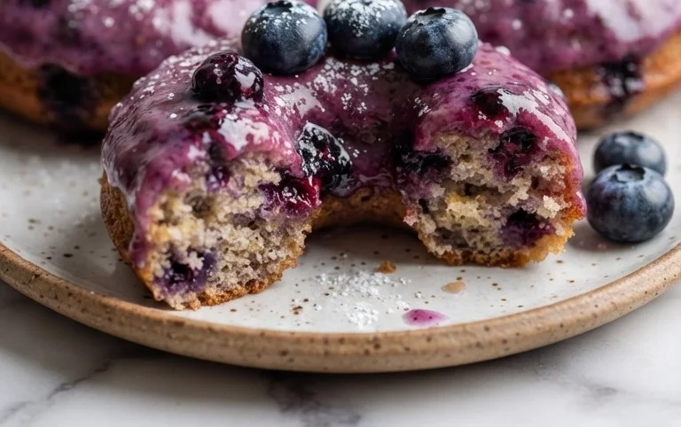 Blueberry Cake Donuts