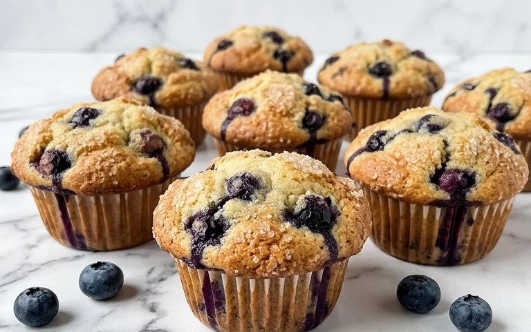 Homemade Blueberry Muffins