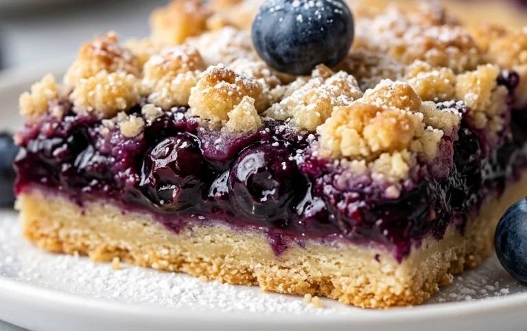 Easy Blueberry Pie Bars
